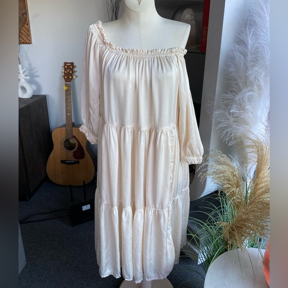 Raquel Allegra Antoinette Babydoll Dress jens pirate booty coquette free people - Picture 2 of 15